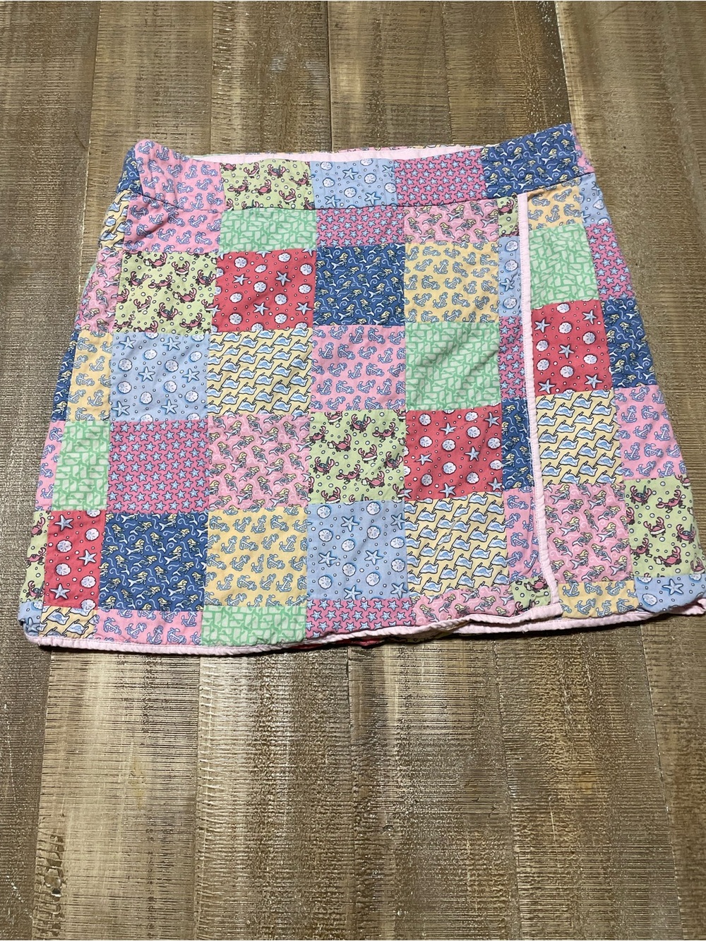 Vineyard Vines Patchwork Pastel Mini Skirt - Multicolor